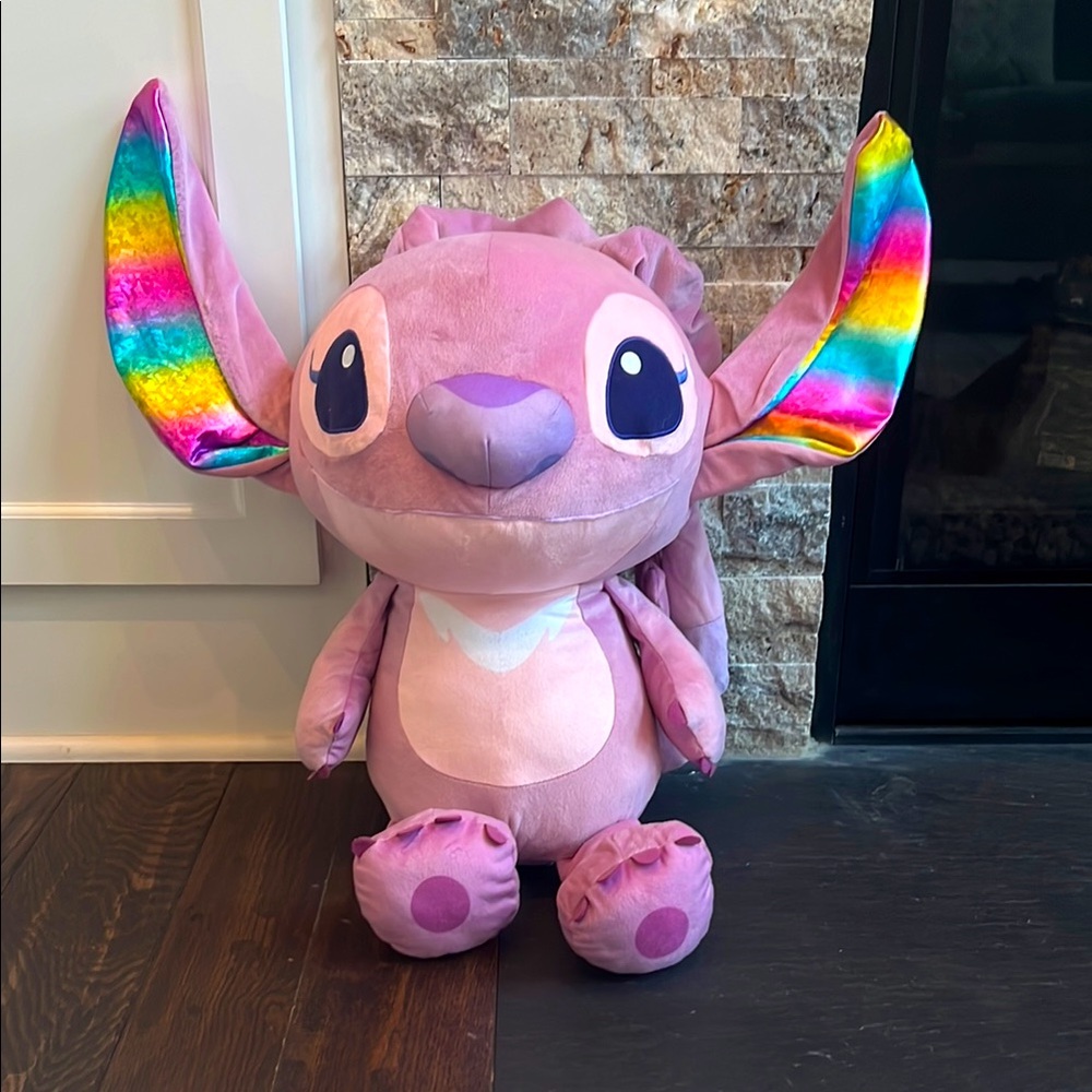 Disney Lilo & Stitch 32” Plush Toy with Rainbow Ears